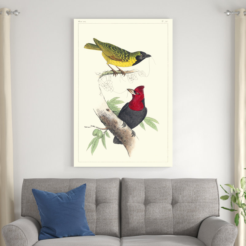Lemaire Birds II, H 48 po x l 32 po x P 1,25 po