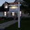 6-Foot PVC Real Estate Sign Post With Two Solar Lights (Sign Not Included)