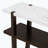 54" Modern Console Table With Rubber Wood Frame & Marble-Effect Top, Elegant Sofa Table, Retro Entryway Table, Hallway Table For Living Room Home Office-768133829