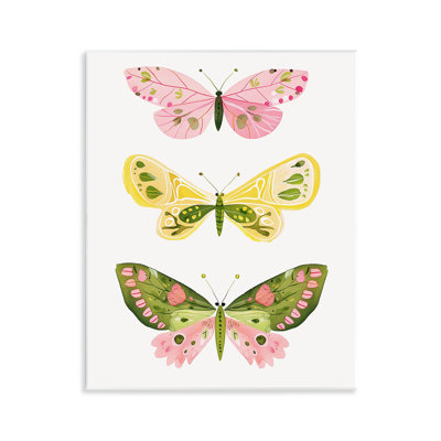  "Pastel Butterfly Trio", art mural par LSR Design Studio