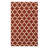 Majestic Trellis Red Machine Made Ivory Contemporary Handmade Wool Area Rug-17250053