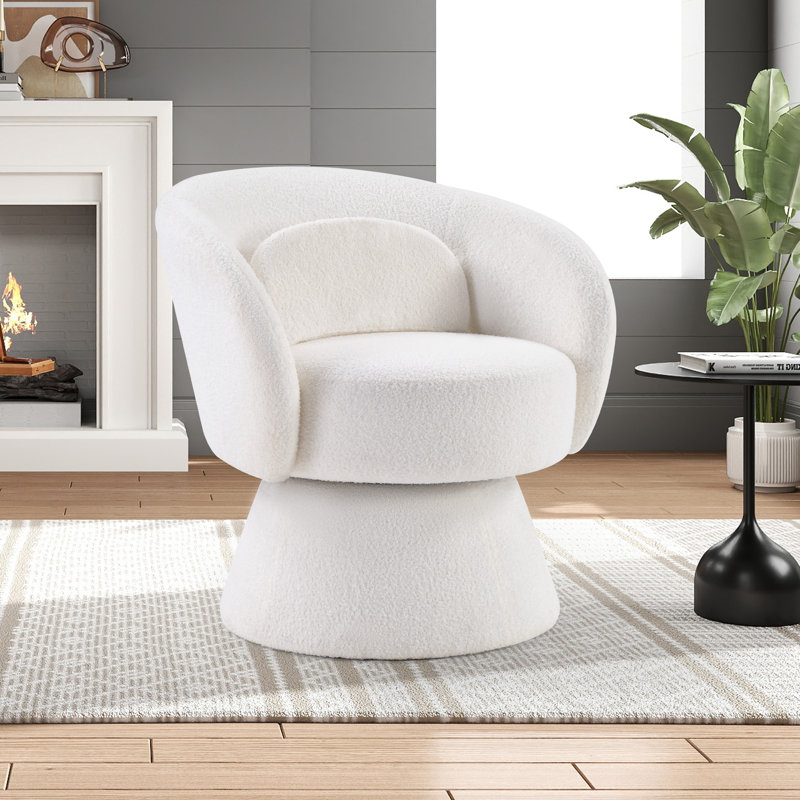 Fauteuil demi-tonneau de 27,5 po Bochovice