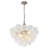 4-light Modern Glass Bubble Chandelier, 24"d-1765888439