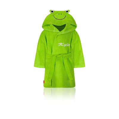 Plush Baby Ankle Bathrobe with Hood