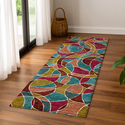 Premium Machine Washable Mayfield AMF2208 geometric Rug