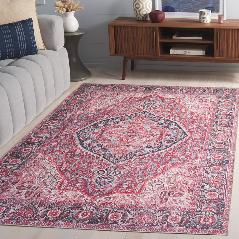 Anelia Performance Machine Washable Oriental Rug, Rectangle 5'1" x 7'6"