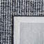Tapis en laine / coton touffeté à la main Metro en ivoire / noir-1323767597