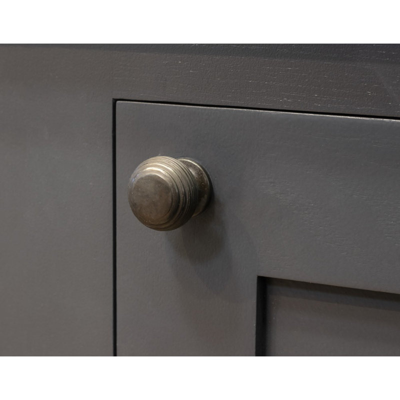 Beehive 30mm Diameter Round Knob, Aged Bronze