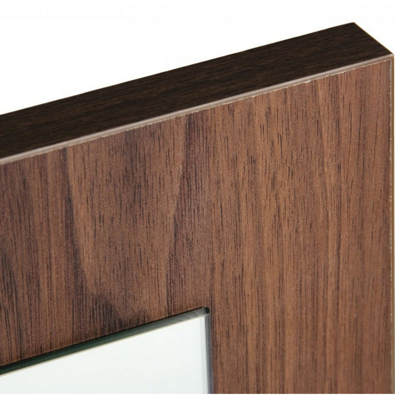 Iride Solid And Engineered Wood Flat Wall Mirror