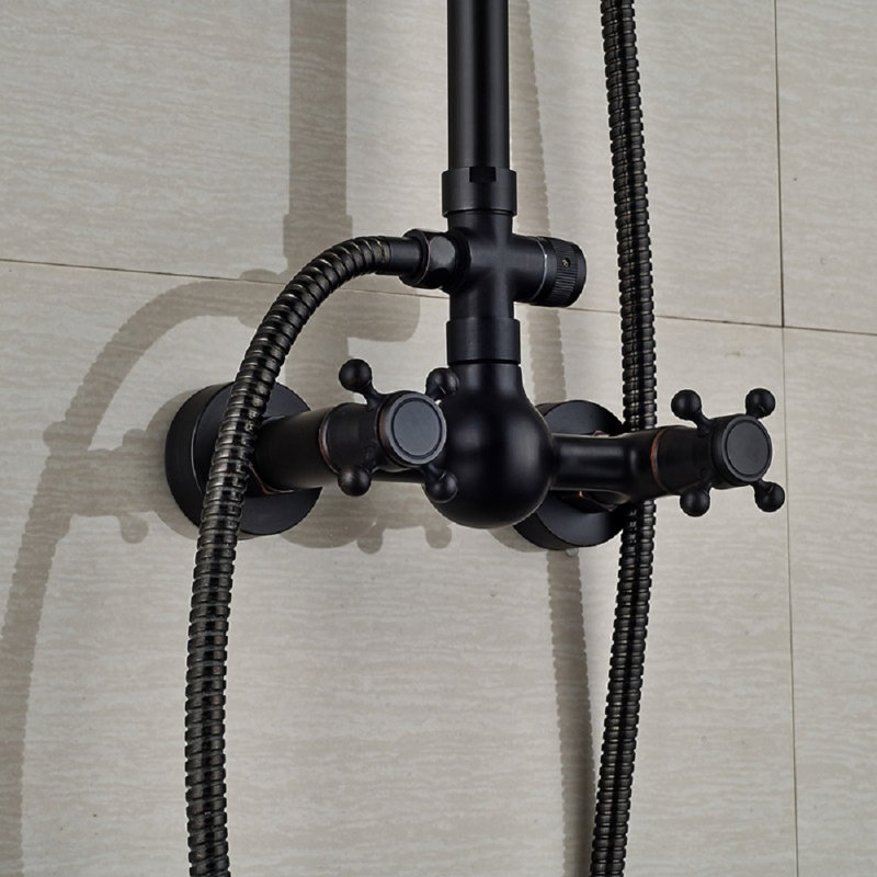 Ebikon Pressure Balanced Shower System Modern Luxury with Rough In Valve