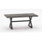 Lal Rectangular Aluminum Outdoor Picnic Table-24810032