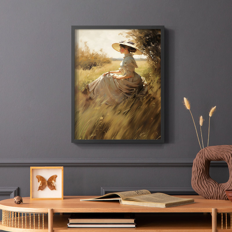 WOMEN-CCLXI - Reproduction d'art encadrée de qualité supérieure - prête à être accrochée, H 10 po x l 8 po