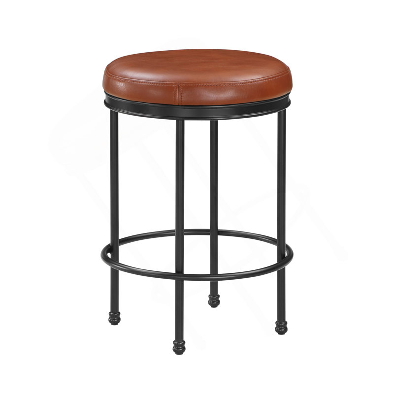 Tabouret à hauteur de comptoir Michael Caramel