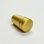Satin Brass Julien 11/16" Diameter Cone Solid Brass Knob