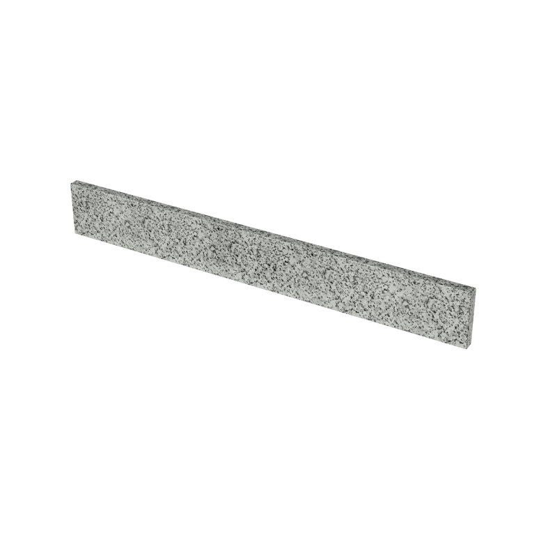 37 po Dosseret en marbre blanc, Grey Granite