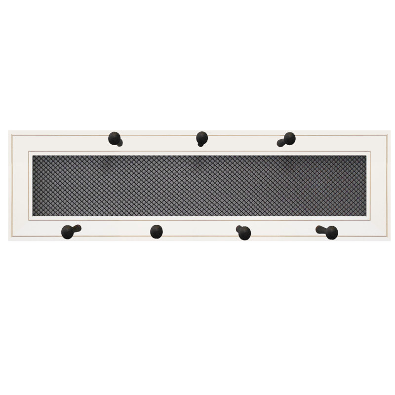 Rangement mural pour tasses, Cadre blanc