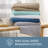 TOWN & COUNTRY BASICS 4-Piece Waffle Woven Terry Stripe Bath Towel Set, 30x56-Inch, 100% Cotton, Quick Dry-113838585