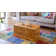Holcombe Carved Acacia Wood Coffee Table with Storage