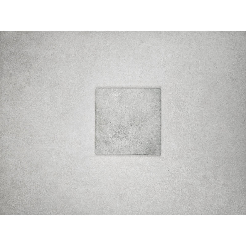 Graphite carreau mat 6 x 6, Argenté / Gris