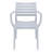 Melissus Stacking Patio Dining Armchair-110883609