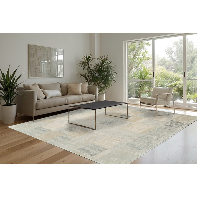 ANNALISE 5.3X7.7 7610-989 GREY/BEIGE/CHARCOAL, Rectangle 5'3" x 7'7"
