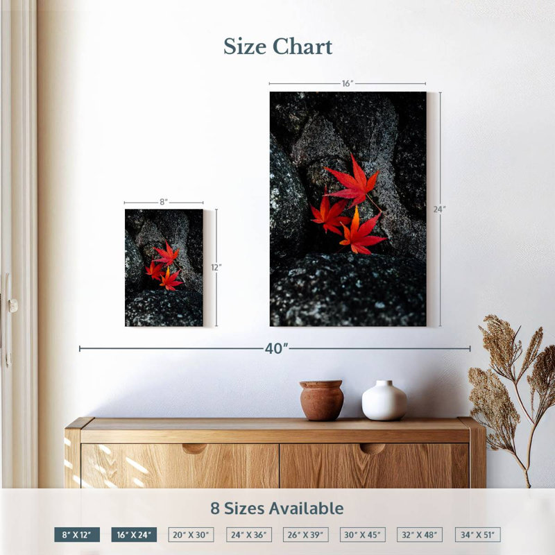 Harnek Pop Fallen Leaves, H 12 po x l 8 po