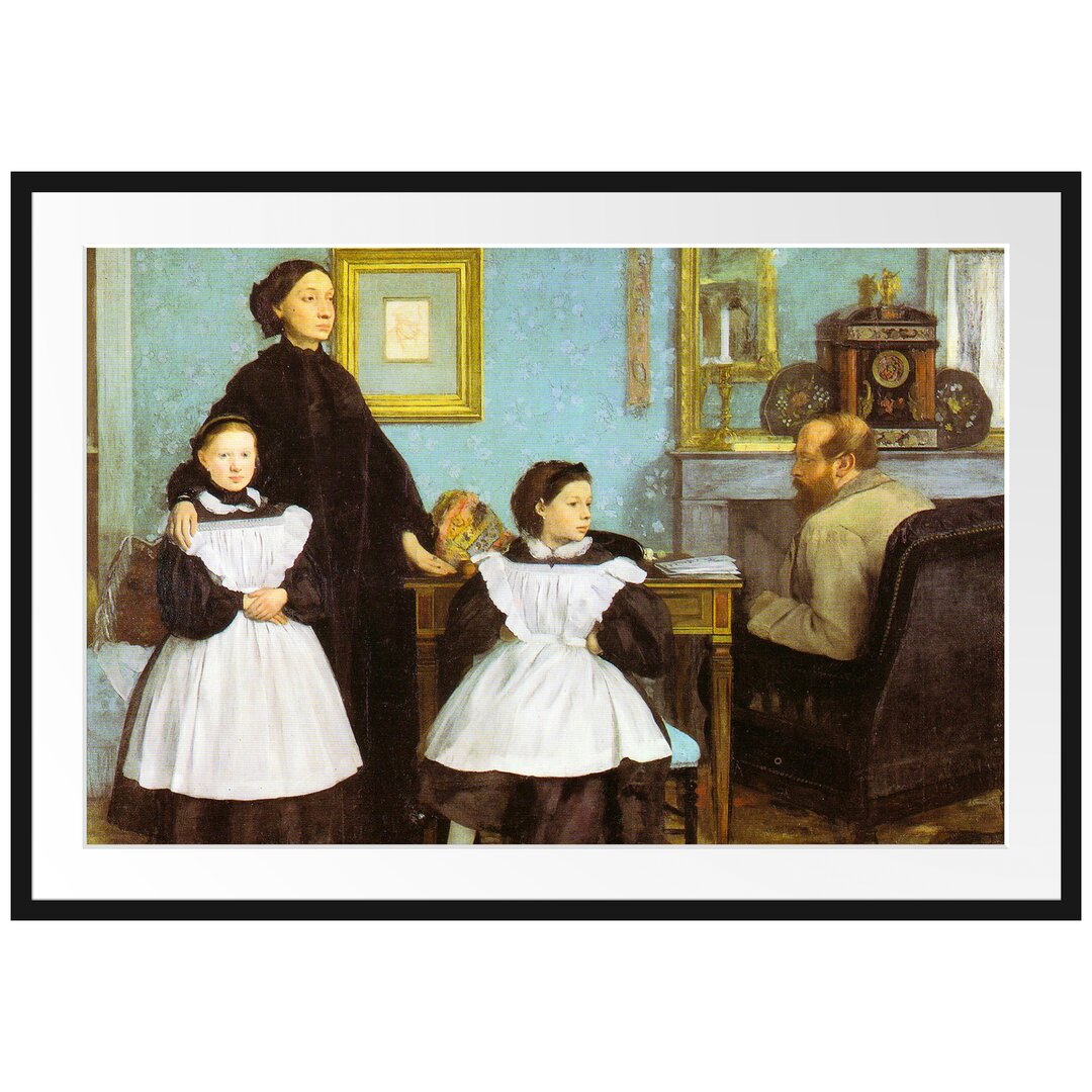 Gerahmter Kunstdruck The Bellelli Family von Edgar Degas