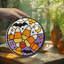 Halloween teinté (2) _2 panneaux en verre coloré pour décoration de fenêtre-133223018