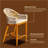 Bar Stools Set Of 2 With Arm And Backrest