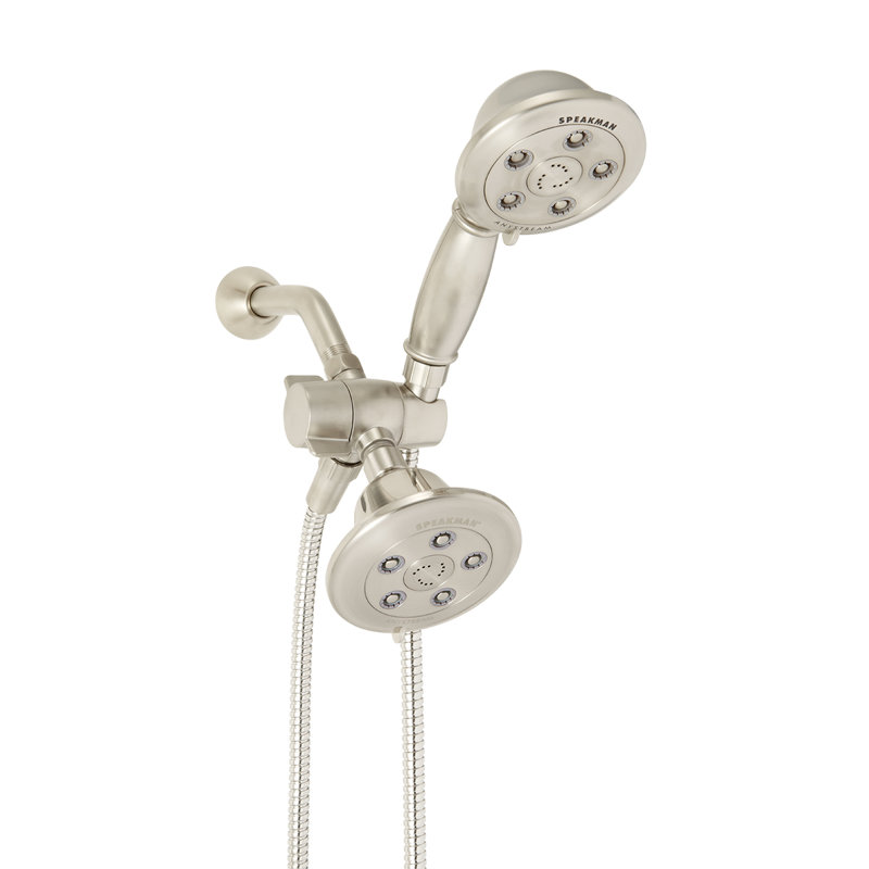 Chelsea Anystream 2.5 GPM  Massage/Jet Handheld Shower Head with Self Cleaning, Brushed Nickel