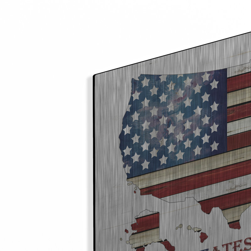 "États-Unis d'Amérique" par Cindy Jacobs, H 12 po x l 16 po