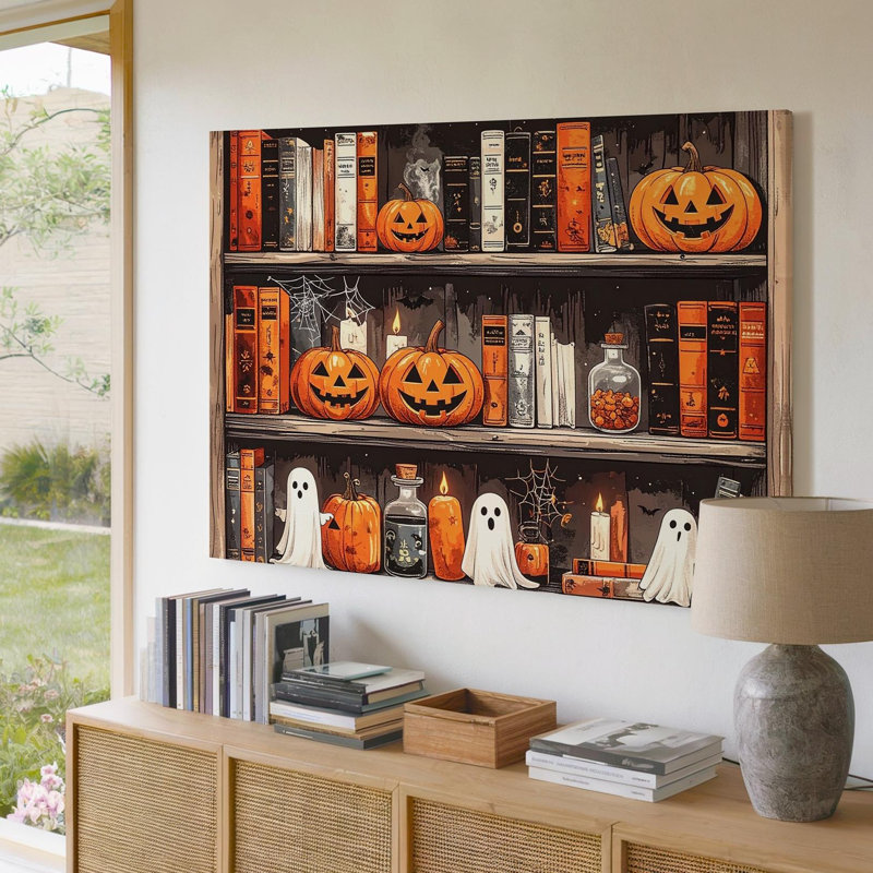 Toile Haunted, H 9 po x l 12 po