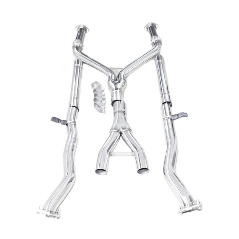 Composant d'échappement en T en acier inoxydable T304 pour moteurs turbo de 3,0 L 2016-2023 Infiniti Q50 et 2017-2022 Q60
