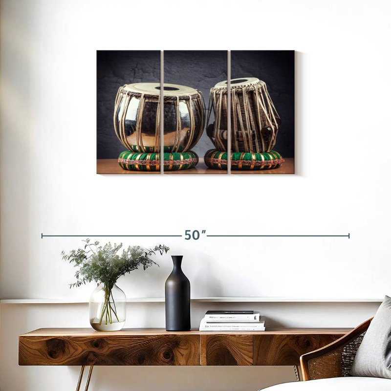 Abarca Tabla Drums, 20" H x 33" W