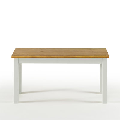 Banc en bois massif Pfarr