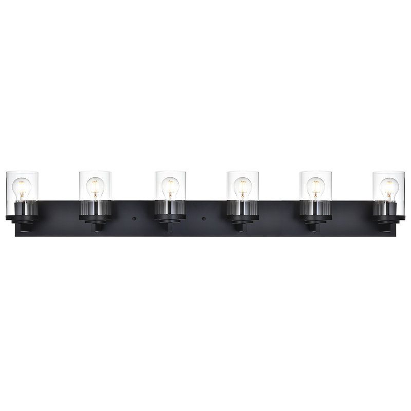 Ahlina 6 - Light Dimmable Vanity Light, Black