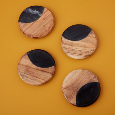 Ensemble de 4 sous-verres Helena