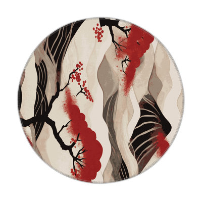 Windblown Blossom Indoor And Outdoor Area Rug
