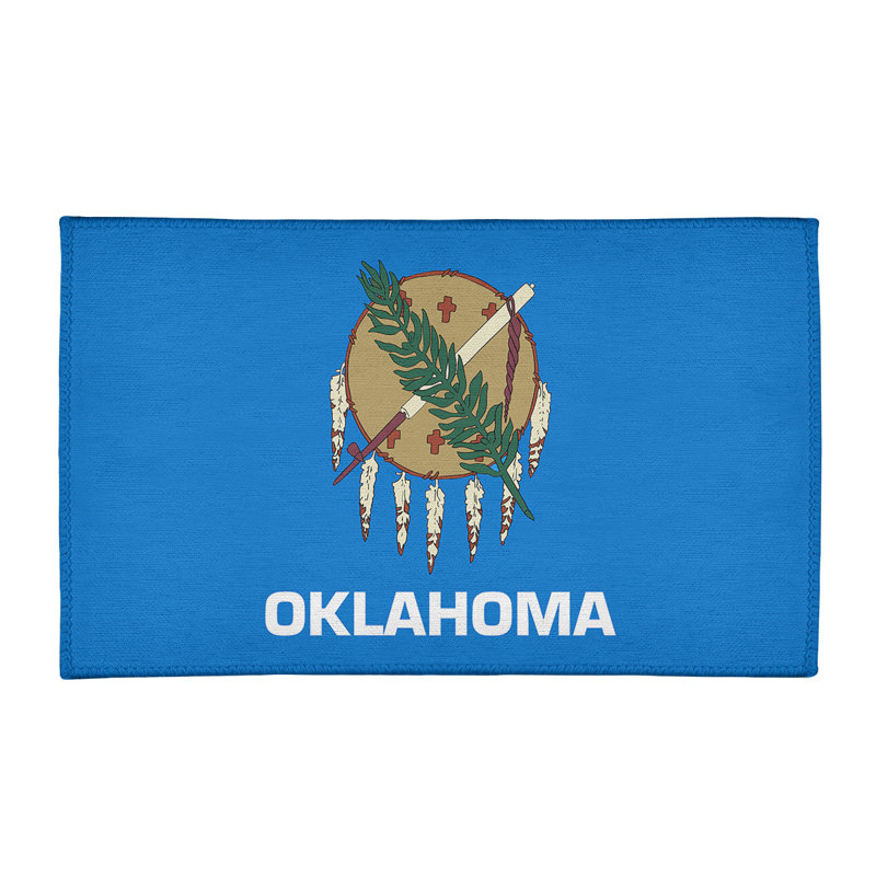 Tapis noir de chenille pour pavillon oklahoma, Rectangle 2 pi x 3 pi