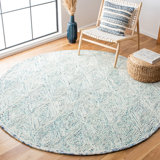 Diederich Hand Tufted Wool Geometric Rug