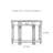 American Retro Solid Wood Console Table