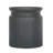 Black Wooden Cylinder Side Table