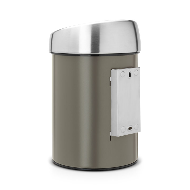 Brabantia 3 Litre Touch Bin, Platinium