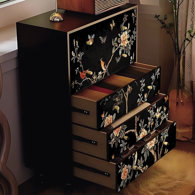 Armoire de rangement de style rétro français