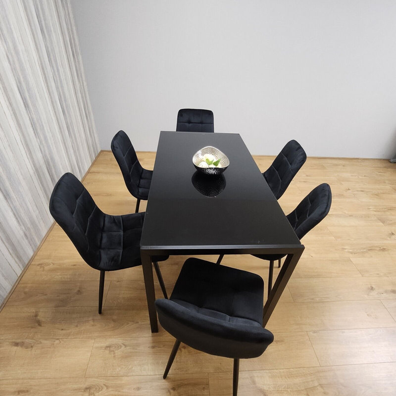 Janey 6 - Person Dining Set