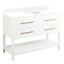 Ensemble de meuble-lavabo simple 48 po avec lavabo encastrable ovale Robertson-45279204-75247209-75247214