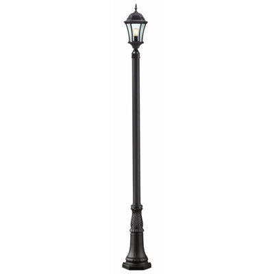 Lampadaire d'extérieur 118 po 1 lumière Alekh