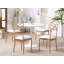 Lanny 49cm H Tufted Upholstered Metal Ladder Back Side Chair