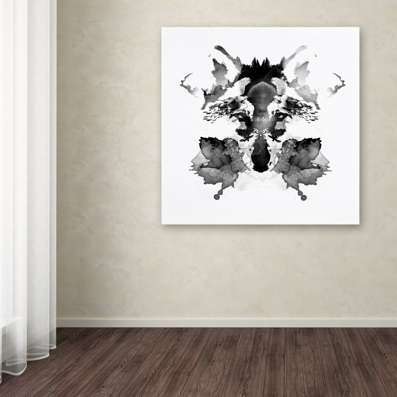 « rorschach » par robert farkas, impression sur toile tendue, H 24 po x l 24 po x P 2 po