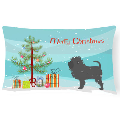 Affenpinscher Indoor/Outdoor Lumbar Pillow